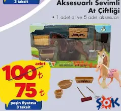 GOKİDY OYUNCAK AKSESUARLI SEVİMLİ AT ÇİFTLİĞİ indirimli fiyat GOKİDY OYUNCAK AKSESUARLI SEVİMLİ AT ÇİFTLİĞİ fiyat ve kampanya bilgisi